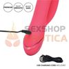 California Dreaming Vibrador con estimulador de clitoris y carga USB